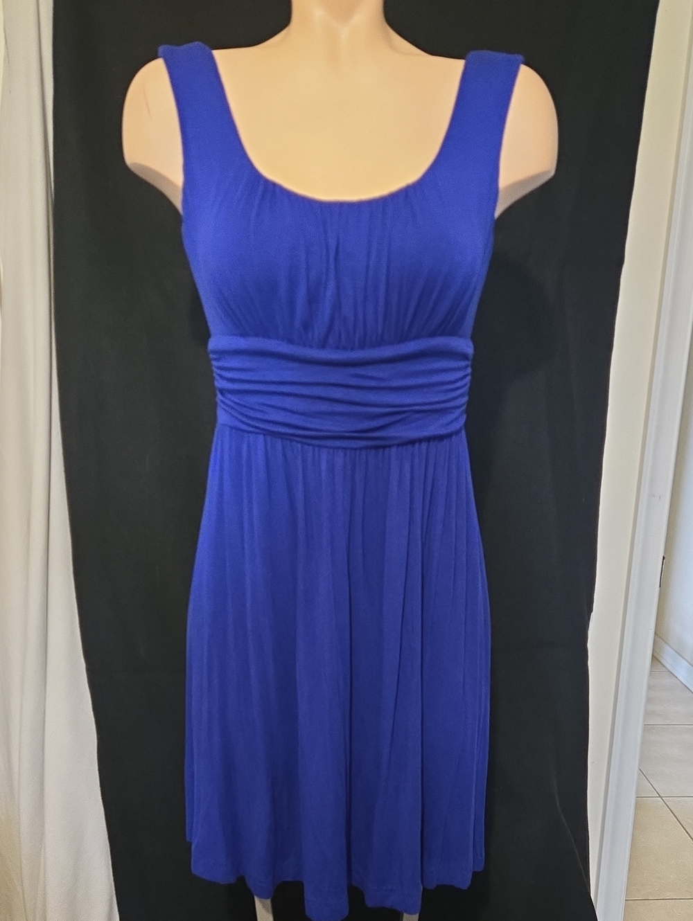 AB Studio Royal Blue fitted tank dress, Small